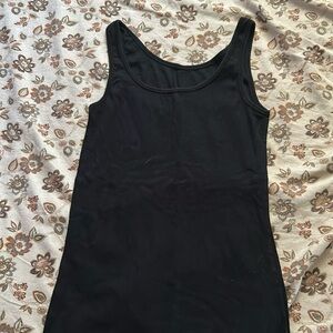Black tank top